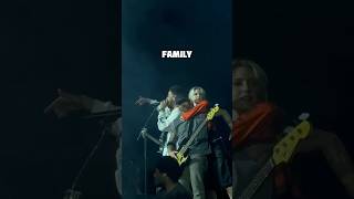 Emily hugging Mike and Dave during Bleed It Out in Paris🖤🎥 nolanshady (TikTok)