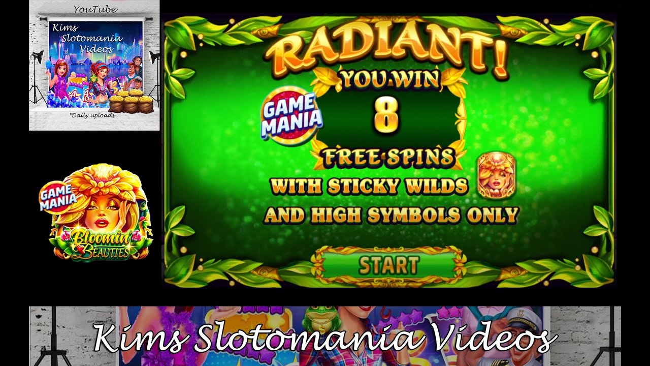 New Slotomania game Bloomin' Beauties, sticky wild free spins 50b bet