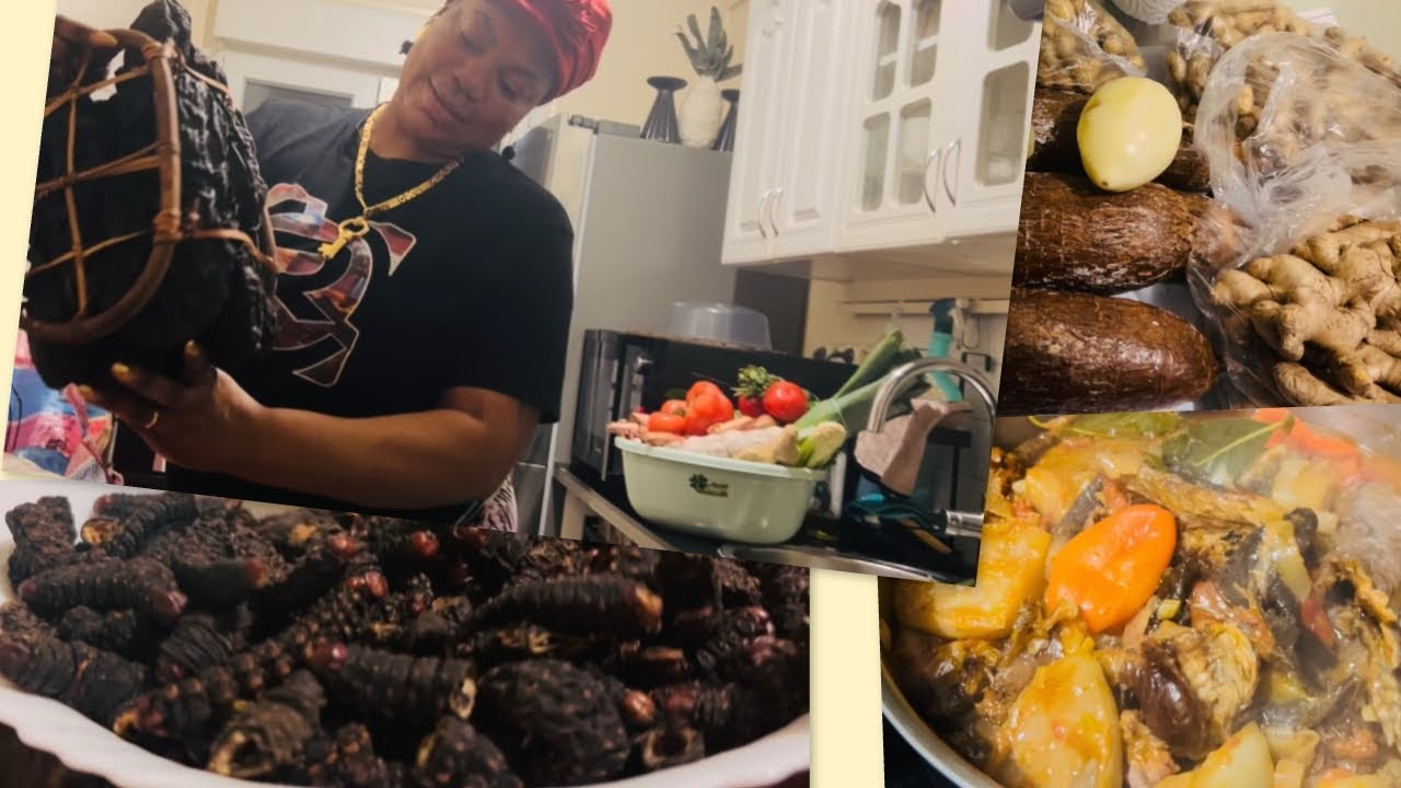 RETOUR DES  COURSES MAMAN CONGOLAISE NALAMBI NZOMBO YA BOUILLON Kitoko 