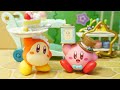 kirby miniature toy !「Welcome to kirby&#39;s afternoon tea」星のカービィのリーメント！「カービィたちのアフタヌーンティーへようこそ」コマ撮り