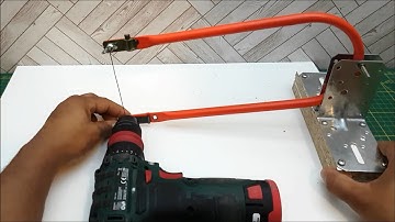 The Secret to Converting a 12 Volt Drill into a Scroll Saw in Minutes #Part2