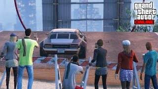 ROBO EL COCHE DE UNA PELÍCULA  DLC IMPORTACIÓN Y EXPORTACIÓN  GTA V ONLINE