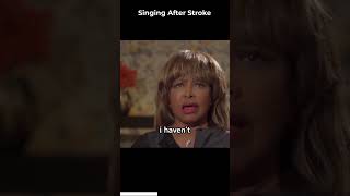 TINA TURNER singing after stroke shorts