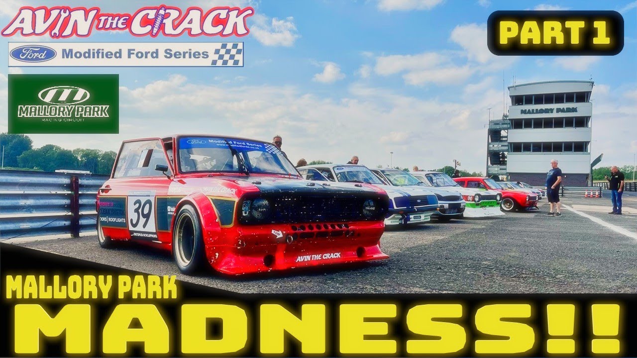 MODIFIED FORDS RACING AT MALLORY PARK | RACE CARS | CAR CRASH | RACING ...