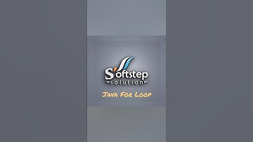 #Java #ForLoop #Programming #Code #HappyCoding #LearnJava #JavaTutorial #Softstep #SoftstepSolution
