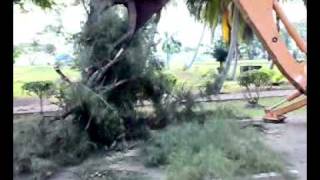 580 L case backhoe tricks