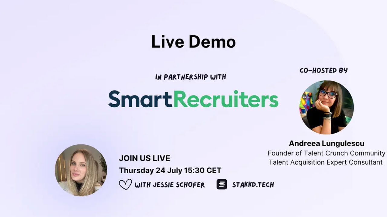 SmartRecruiters Live Demo  part 1 | ATS Insights Jessie Schofer