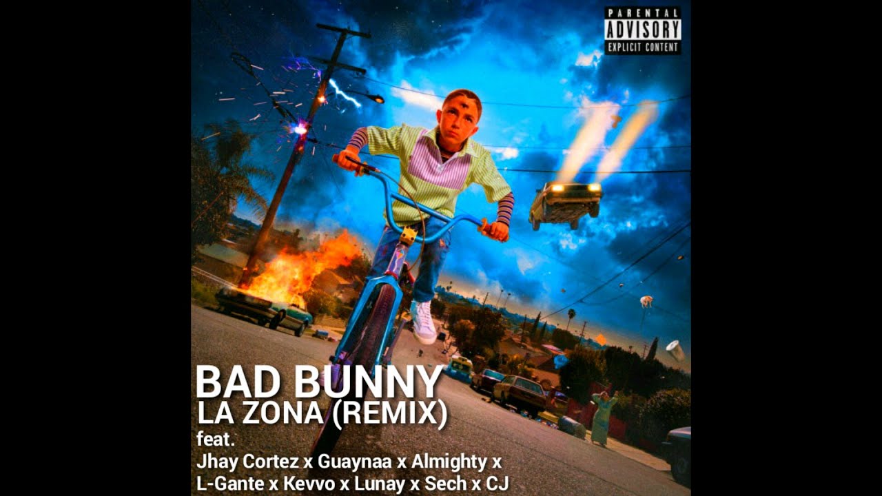 Bad Bunny La Zona (Remix) Ft. Jhay Cortez, Guaynaa, Almighty, LGante, Kevvo, Lunay, Sech Y CJ
