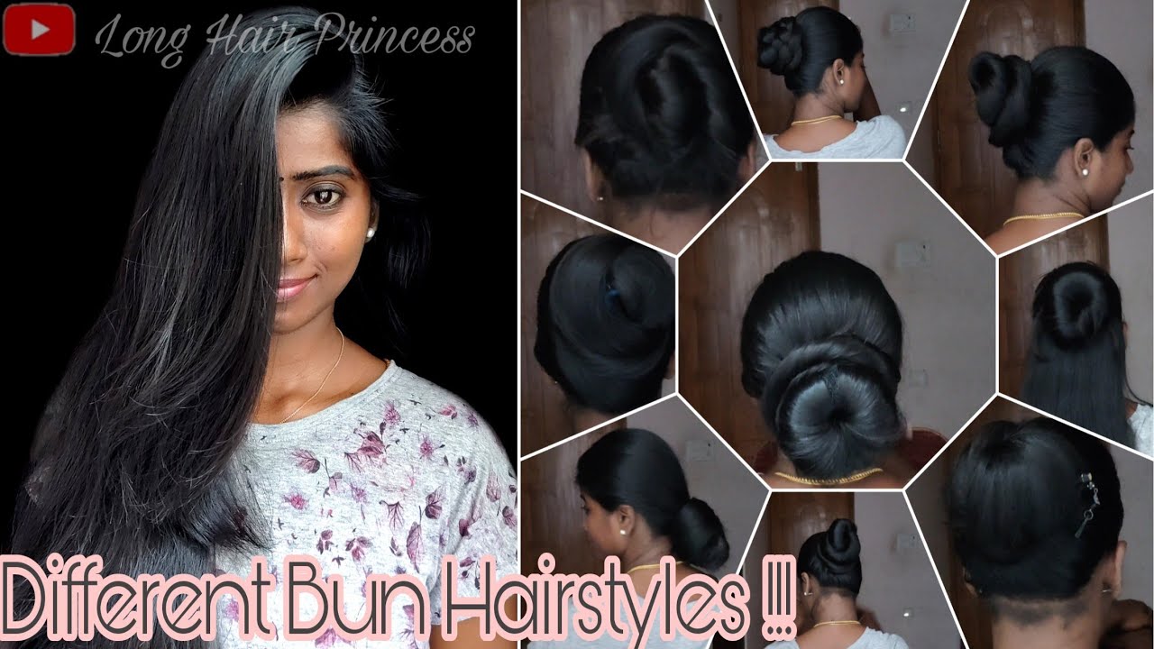 11 Different Bun Hairstyles For Medium to Very Long Hair! Long Hair Princess ❤️