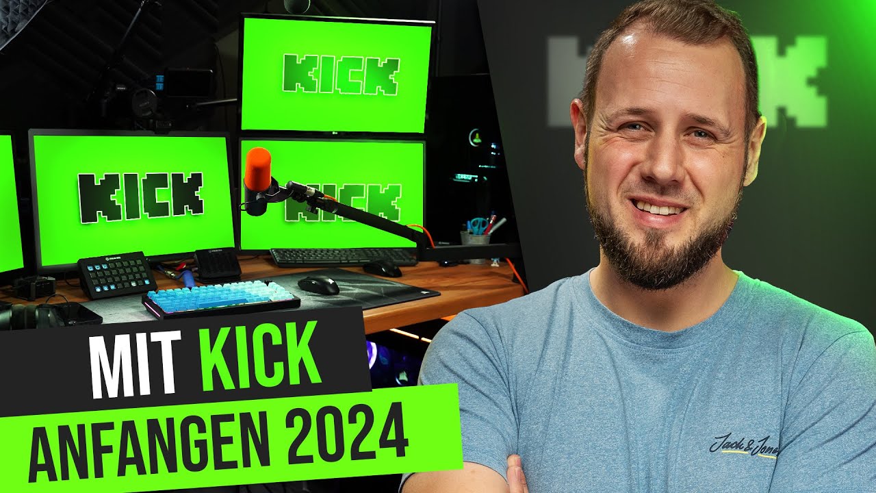 KICK STREAM einrichten TUTORIAL für ANFÄNGER (2024) - YouTube