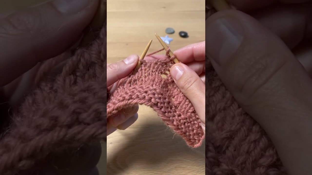 【YOURNUS】Hairy Wool Over Knit How to Knit a Yarn Over (English Method) - YouTube