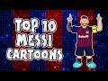 🐐MESSI: Top 10 Cartoons🐐 (Parody songs, goal, highlights montage)