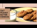Oat and Peanut Butter Cookies Recipe | Breakfast Oat Recipe