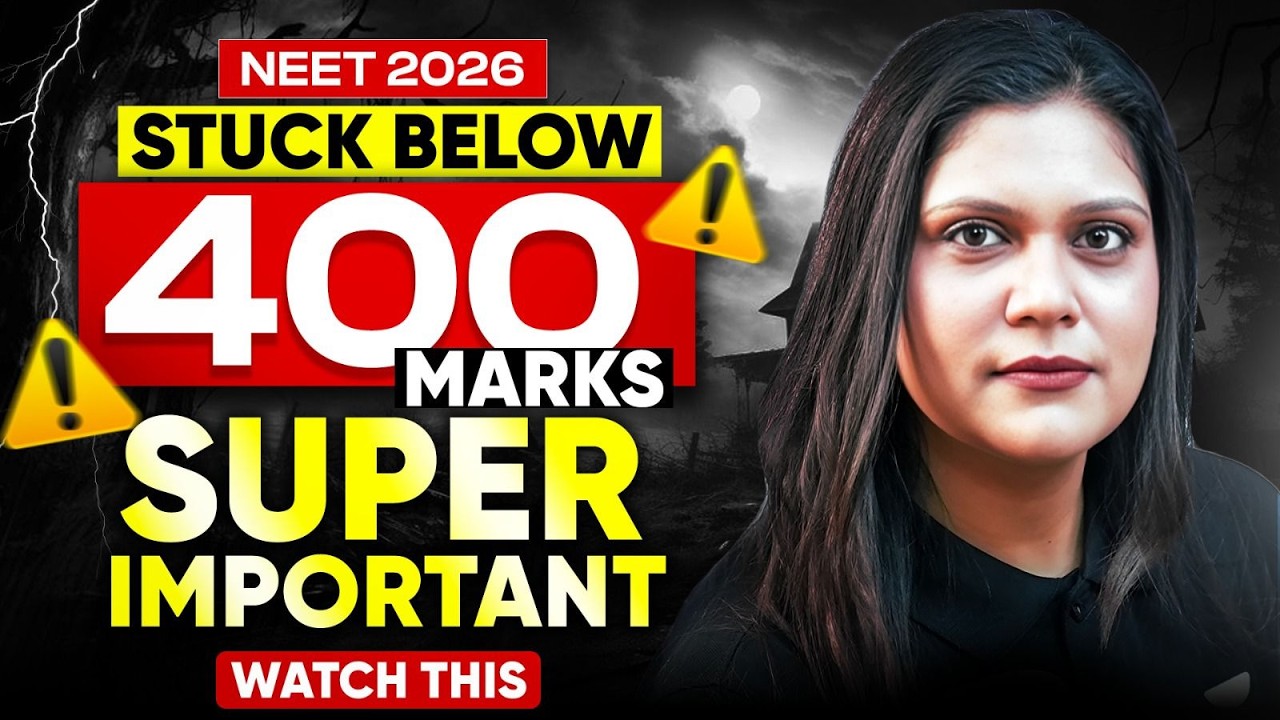 NEET 2026 Strategy for 400 to 600+ Marks 🔥 | Complete Comeback Plan by Garima Goel