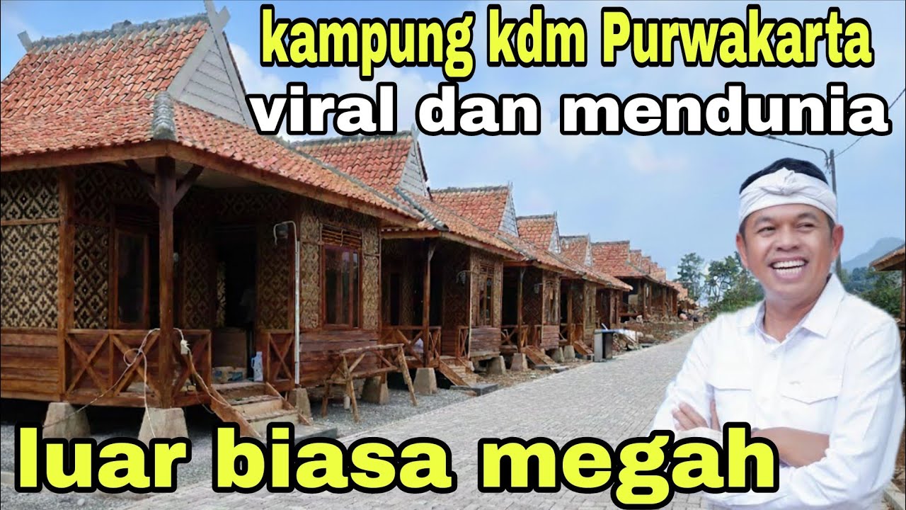 VIRAL KAMPUNG KDM PURWAKARTA !! 40 UNIT RUMAH PANGGUNG DARI KDM