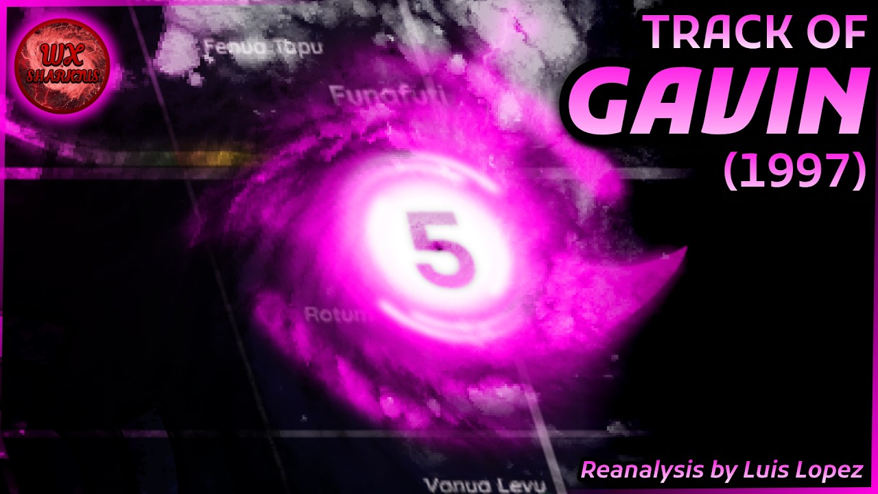 The Track of Cyclone Gavin (1997) | Reanalysis by Luis Lopez - YouTube