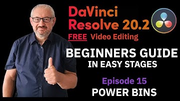 Bespaar tijd bij het bewerken met Power Bins – DaVinci Resolve voor beginners en 40-plussers (afl...