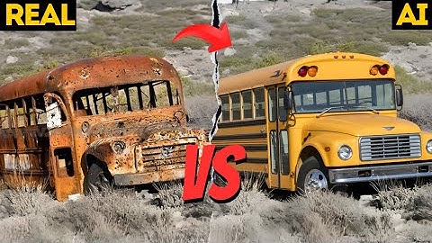AI Brings BACK Forgotten AMERICAN School Buses — From 1930s to 1980s