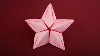 Красивая оригами звездочка из модулей 🌟 Как сделать объемную модульную звездочку оригами из бумаги 🌟