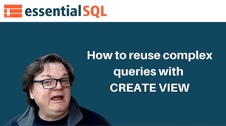 How to reuse complex queries with CREATE VIEW