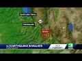 4.2 magnitude earthquake, smaller aftershocks reported near Mono County