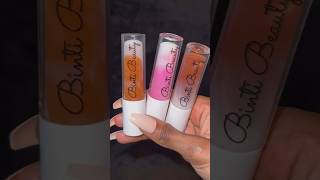 These glosses are sweeten so they taste how they smell