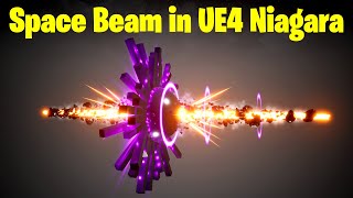 Space Beam in UE4 Niagara Tutorial | Download Files screenshot 2