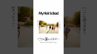 #MyHairisBad New Music Video「ここで暮らしてるよ」公開中 #ここで暮らしてるよ #マイヘア #マイヘア暮らし