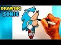 EASY How to Draw SONIC - Spring Jump