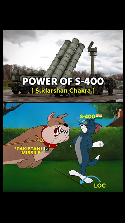 Power of S-400 💪🇮🇳 Sudarshan Chakra || India Pakistan War Tom and Jerry Version