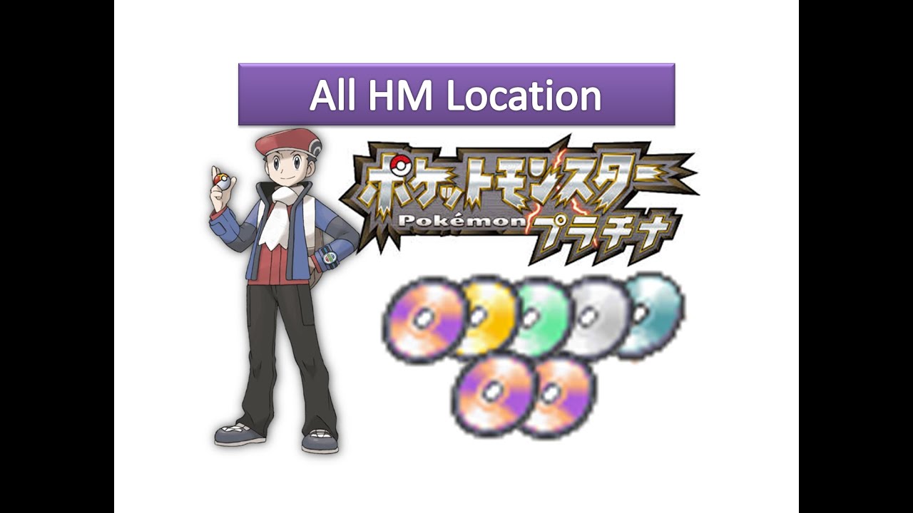 Pokemon Platinum - All HM Locations 