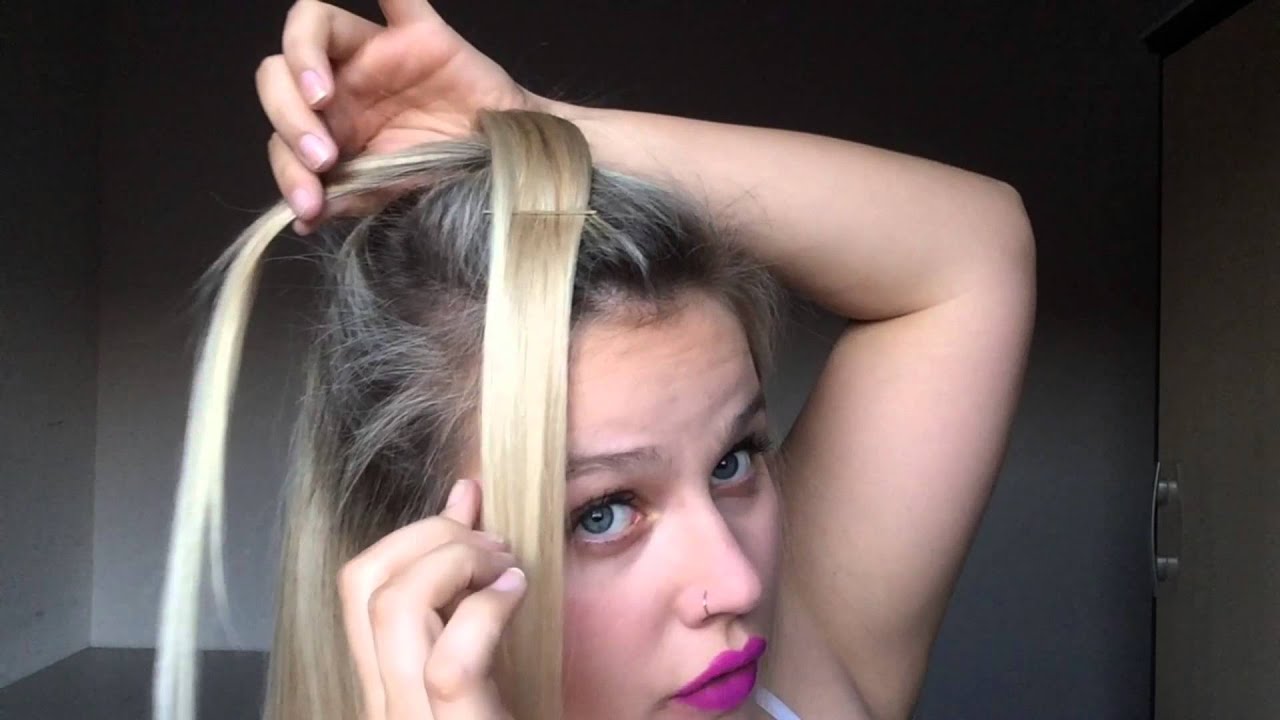 #26 - Trança invertida usando elásticos.