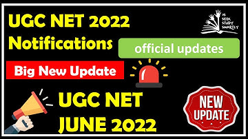 UGC NET 2022 Notifications // Big New Update // official updates