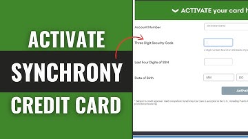 How To Activate Synchrony Credit Card