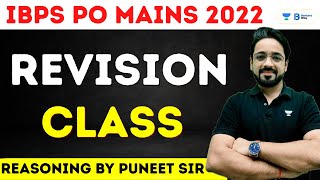 Revision Class | Reasoning | IBPS PO Mains 2022 | Puneet Sharma