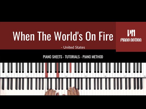 When The World's On Fire (Easy Piano) - The Carter Family