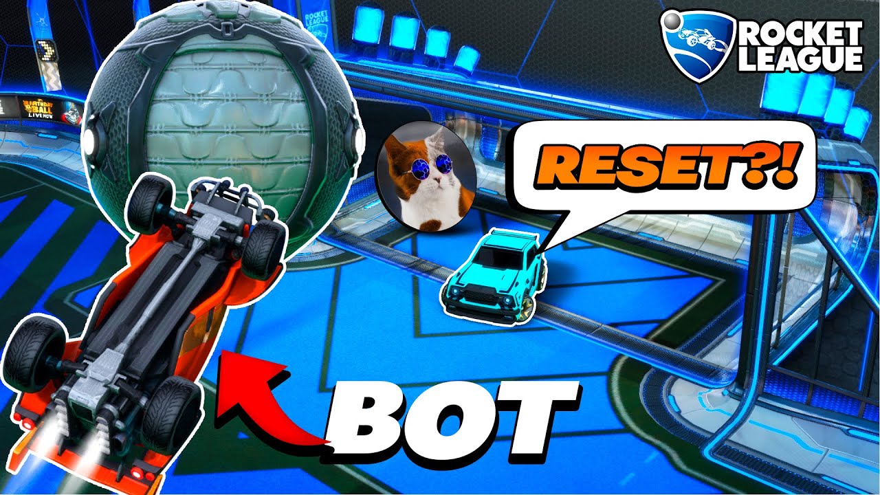 DESAFIEI YOUTUBERS A JOGAREM CONTRA O BOT MAIS APELÃO DO ROCKET LEAGUE...