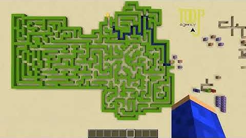 A maze solver made with command blocks #minecraft #howtobuild #staircase