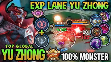 YU ZHONG BEST SUSTAIN BUILD FOR LATEGAME!! YU ZHONG PASSIVE ABUSE