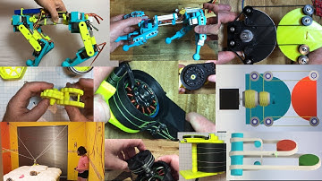 Ten of my latest Robotic Designs