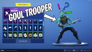 Male Ghoul Trooper SKIN!? with DANCE EMOTES SHOWCASE! Fortnite Battle Royale