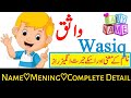 Wasiq  islamic boys name with meaning in urdu   wasiq name meaning  details