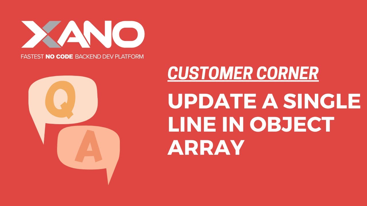 Updating a single item within an object array