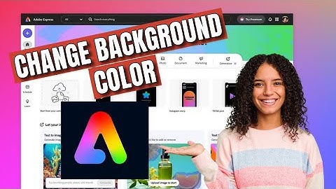 How to Change Background Color in Adobe Express 2025?