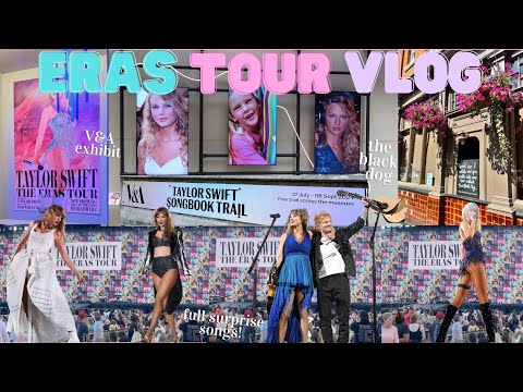 ERAS TOUR LONDON NIGHT 4 VLOG | THE BLACK DOG | V&A EXHIBITION