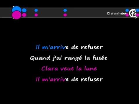 "Clara Veut La Lune" de Alain Chamfort & Alizée (Lyrics/Paroles/Letra... on screen)