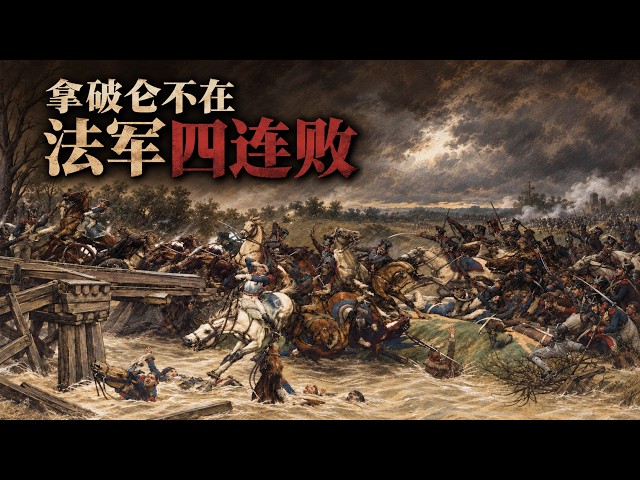 拿破仑不在，法军四连败【1813年战局9】