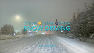 Driving in a Record Snowfall | Anchorage, Alaska | 12-6-22