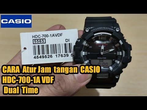 casio hdc 700 how to set analog time