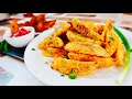 طريقة تحضير || بطاطس الودجز || بطريقتين  || crispy potato wedges in 2 ways || roasted - fried